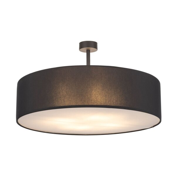 Lampe de plafond noir chrome Ø60cm Salon Lumière