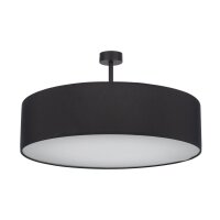 Lampe de plafond noir chrome Ø60cm Salon...