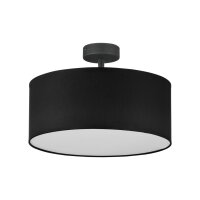 Plafonnier YASA Noir Blanc Salon Lampe