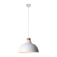 Lampe à suspendre sobre HELMA Blanc Rétro...