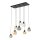 Pendelleuchte KALETE Graphit Bernstein 6xE27 Lampe