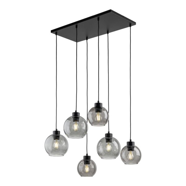 Pendelleuchte Graphit KALETE 6xE27 Esstisch Lampe