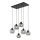 Pendelleuchte Graphit KALETE 6xE27 Esstisch Lampe