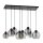 Pendelleuchte Schwarz Graphit 8xE27 Esstisch Lampe
