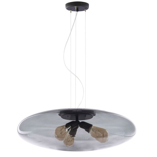 Hängeleuchte in Graphit 3-flmg rund Lampe Esstisch