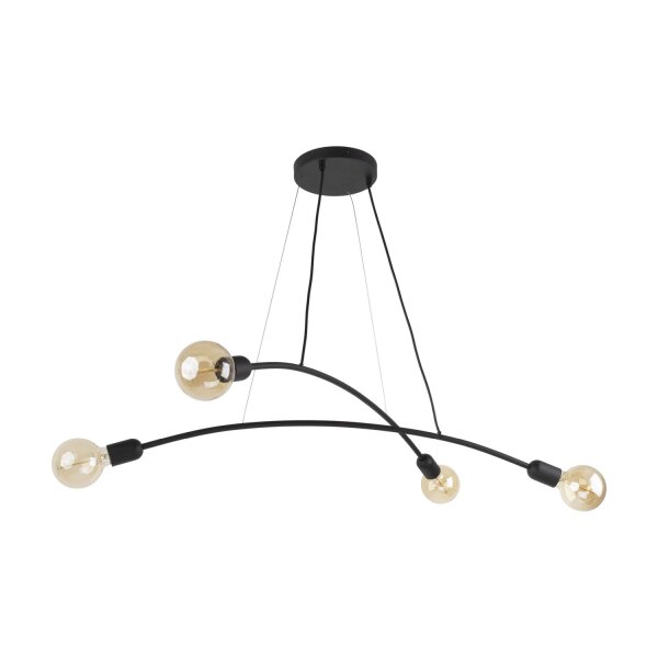 Pendelleuchte NOKO Schwarz Retro Esstisch Lampe