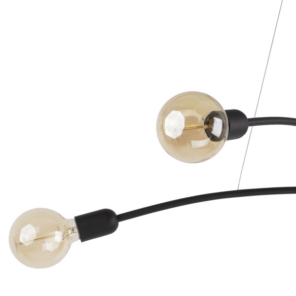 Pendelleuchte NOKO Schwarz Retro Esstisch Lampe