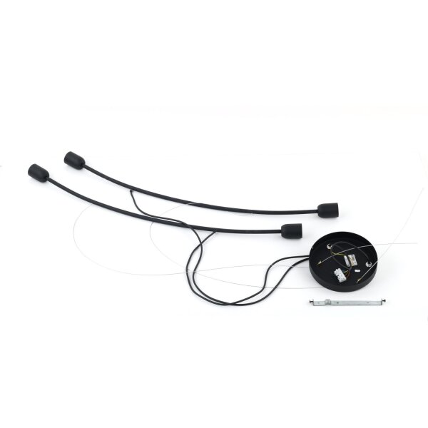 Pendelleuchte NOKO Schwarz Retro Esstisch Lampe