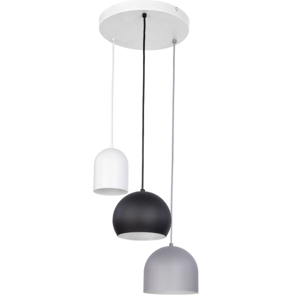 Pendelleuchte Grau Weiß Schwarz Esstisch Lampe