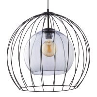 Pendelleuchte in Graphit Schwarz Esszimmer Lampe