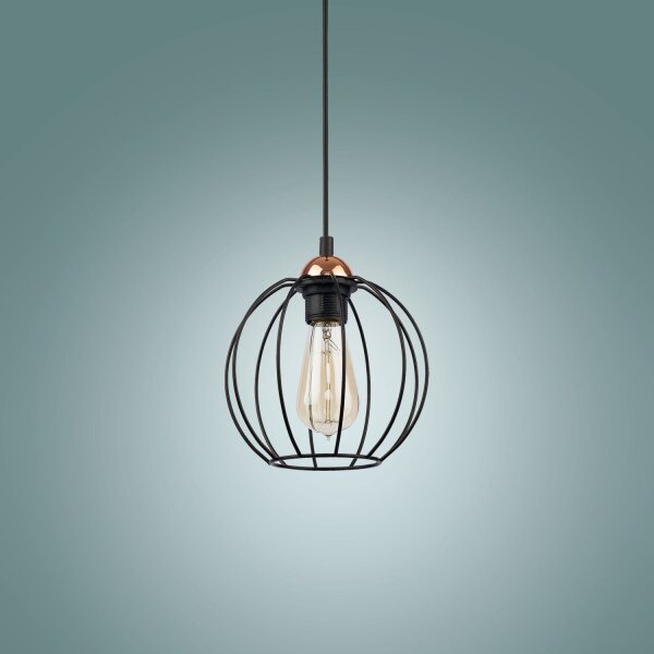 Lampe à suspendre Galaxy noir fil