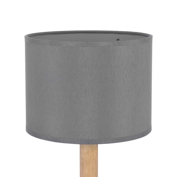 Lampe de table en bois graphite SEYA Lampe de salon