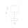 Lampe de table Maja Blanc Moderne