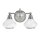 Luminaire LED pour salle de bain IP44 en chrome blanc &agrave; faible &eacute;blouissement
