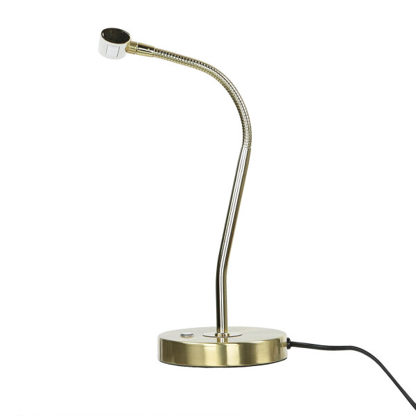 LED Tischleuchte Messing Matt