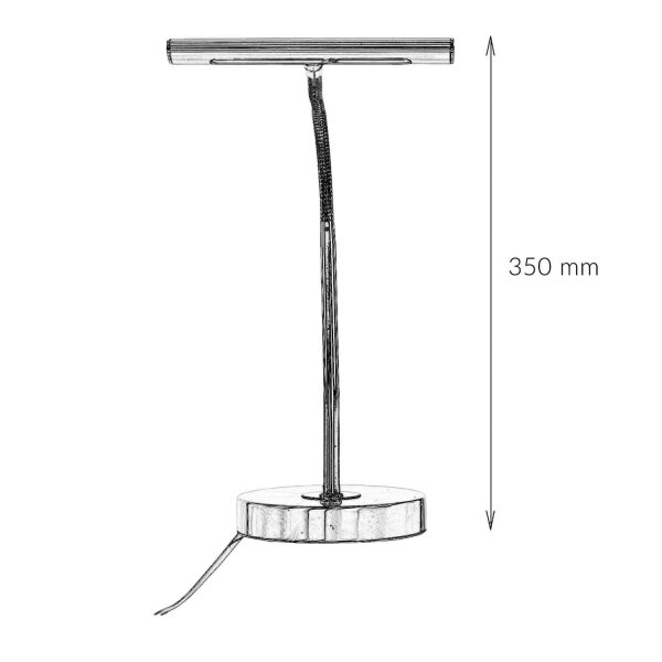 LED Tischleuchte Messing Matt