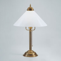 Lampe de table Art Nouveau V4 laiton véritable train