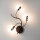 Applique murale LED GORI Marron rouille Floral Moderne