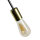 Deckenlampe verstellbar Retro 4x E27 Metall Schwarz