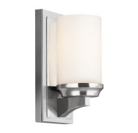 Luminaire LED pour salle de bain IP44 Verre Abat-jour...