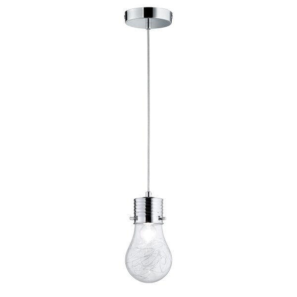 Suspension moderne en forme dampoule Ø29cm