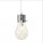 Lampe à suspendre verre métal design ampoule décoratif E14