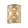Arabesque Wandleuchte Flur Blattgold Leinen Antik