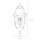 Lampe dextérieur rustique noire cuivre LYON