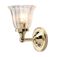 Lampe en laiton salle de bain IP44 avec abat-jour en...