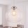 Suspension métal verre sphère Ø29cm E27 élégant