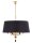 Lampe &agrave; suspendre classique en m&eacute;tal ronde &Oslash;74cm &eacute;l&eacute;gante