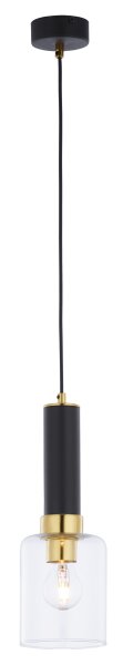 Suspension réglable métal verre rond Ø12cm