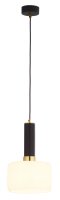 Métal Lampe suspendue Noir rond Ø20cm E27...