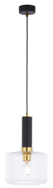 Moderne Pendelleuchte Metall Glas Ø20cm rund JENNA