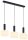 Suspension moderne m&eacute;tal verre E27 confortable
