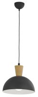 Retro Pendelleuchte Metall Ø31cm rund E27 wohnlich