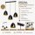 Suspension noir or 3 flammes E27 orientable
