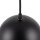 Suspension noir or 3 flammes E27 orientable