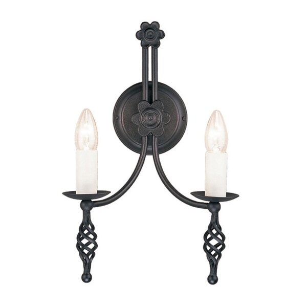 Schwarze Wandlampe Rustikal Schlafzimmer Flur