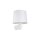 Applique blanche avec interrupteur Abat-jour en tissu E27 Moderne