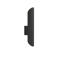 Wandleuchte innen Schwarz Metall H:33cm 2x GU10 Up Down
