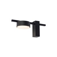 Schwarze Wandleuchte Modern Aluminium Metall GX53