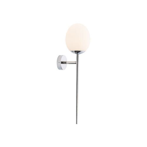 Stilvolle Wandleuchte Badezimmer IP44 H:52cm Glasschirm