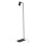 Lampadaire réglable salon noir métal 124cm
