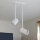 Spot de plafond Blanc allongé H:41 Moderne flexible 2x