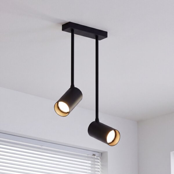 Spot de plafond noir Moderne H:41cm ajustable GU10