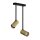 Moderner Deckenspot Messing Metall H:41cm verstellbar