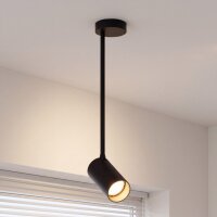 Elegante Deckenlampe in Schwarz Gold verstellbar H:41cm