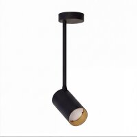 Elegante Deckenlampe in Schwarz Gold verstellbar H:41cm