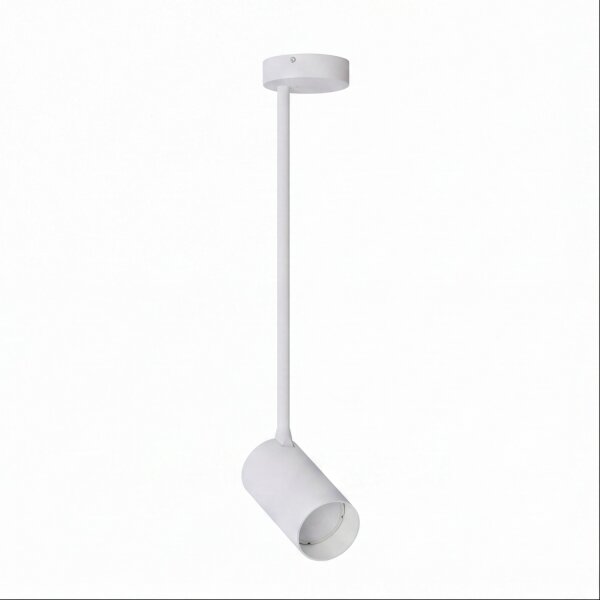 Vielseitige Deckenlampe Weiß H:41cm verstellbar GU10